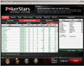 Screenshot PokerStars lobby