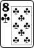 8 of clubs