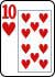 Ten of hearts