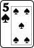 5 of spades