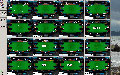 Screenshot Full Tilt Poker: 16 resized tables on 30 inch monitor
